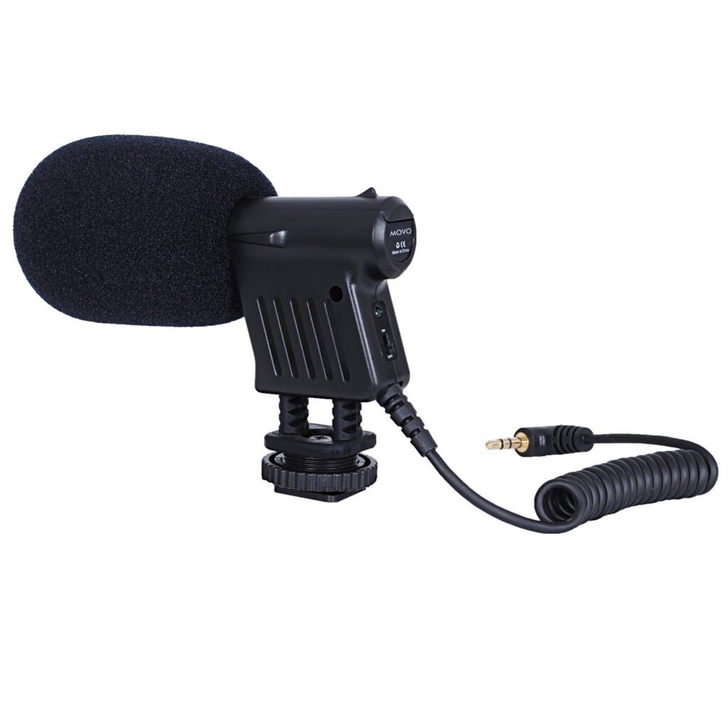 Movo VXR1000 Mini HD Shotgun Condenser Video Microphone