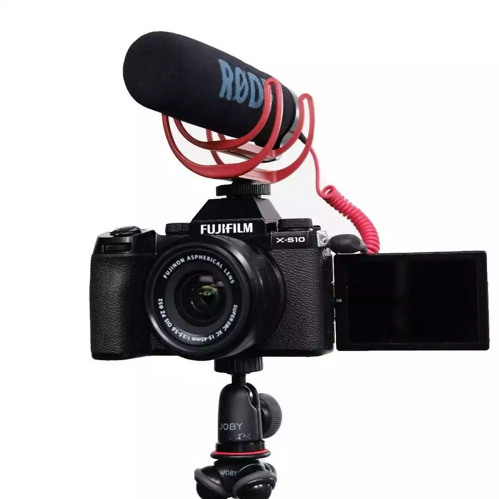 Fujifilm X-S10 Vlogging Camera with flip screen